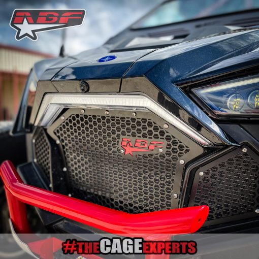 rzr turbo r with aftermarket front grill