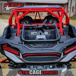 A RZR Turbo S Spare Tire Carrier