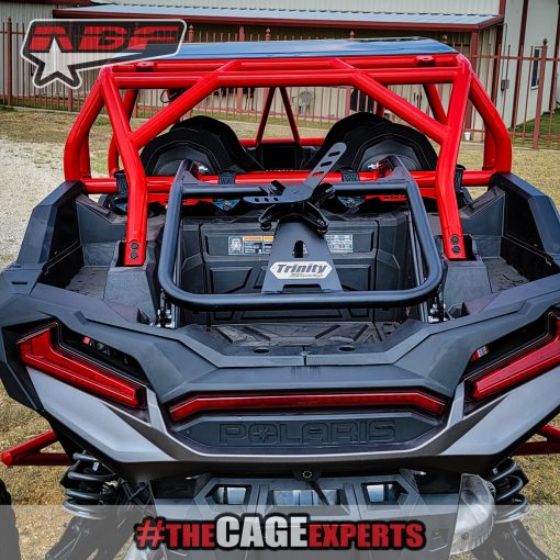 A RZR Turbo S Spare Tire Carrier