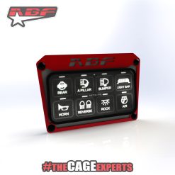 can am maverick r switch pro mount for dash in red.