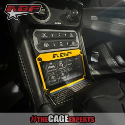 can am maverick r switch pro mount for dash in yellow
