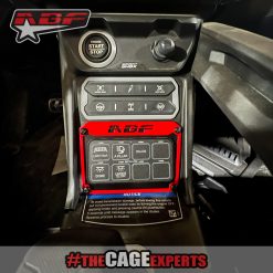 can am maverick r switch pro mount for dash in red.