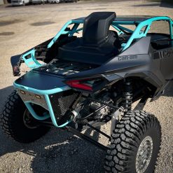 maverick r rear bumper with spare tire and camera
