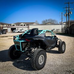 maverick r rear bumper with spare tire and camera