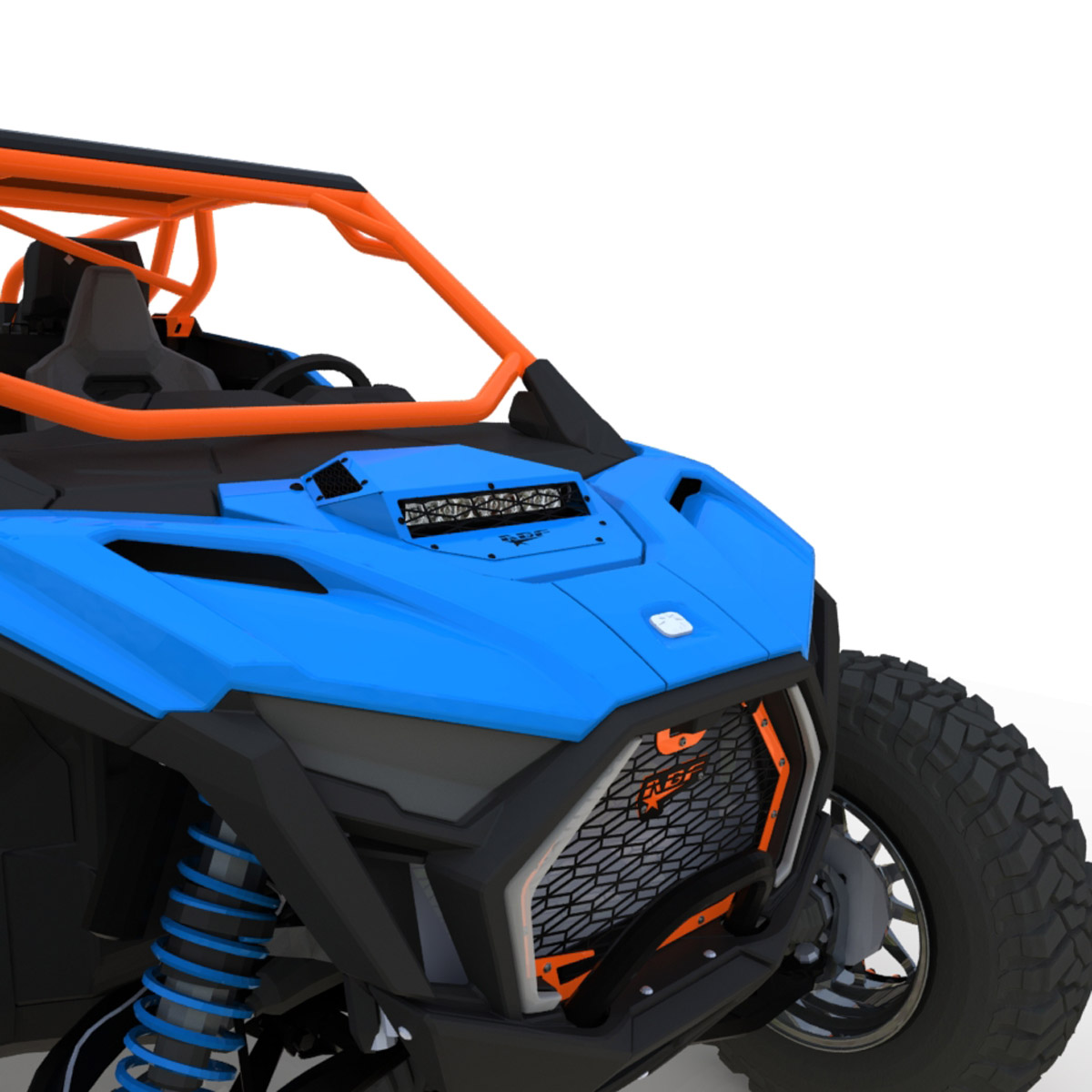 rzr pro s hood with lightbar