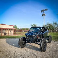 rzr pro glass windshield installed on a RZR Pro R