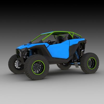 rzr pro s roll cage side view. abf stealth