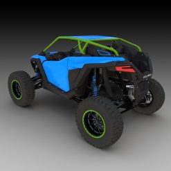 rzr pro s roll cage rear side view. abf stealth