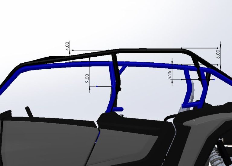 2024+ RZR XP 4 1000 Roll Cage - B52 Cage