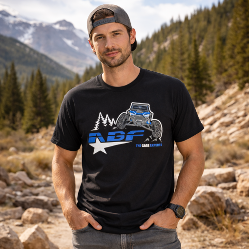UTV Flex T-Shirt front view UTV Flex offroad shirt Gildan cotton blend UTV Flex tee sizes S-4XL