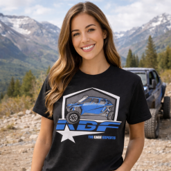 UTV Garage T-Shirt front view UTV Garage offroad shirt Gildan cotton blend UTV Garage tee sizes S-4XL